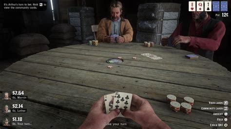 RDR2 Where to Play Poker, Blackjack, Dominoes, Five Finger Fillet.